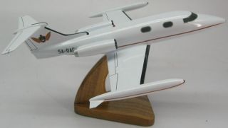 Learjet 23 Business Airplane Wood Model Large Free Ship