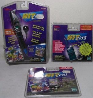 TIGER 2001 HIT CLIPS PLAYER RADIO & CLIP 3 x COMBO LOT MOSC NEW HTF D