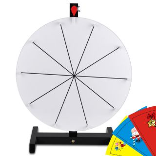 Board Editable 16 Prize Wheel Fortune DIY Design Carnival Spin Game