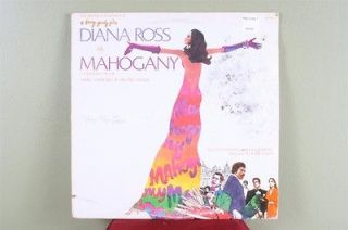 Diana Ross Mahogany Vinyl LP Album 1975 Motown Record M6 858S1 VG+