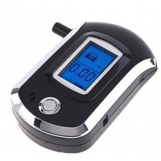 New AT6000 Digital Breath Tester Alcohol Meter Breathalyzer LCD With