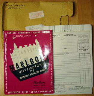 1954 Marlboro Products Catalog + Waterman’s Pens