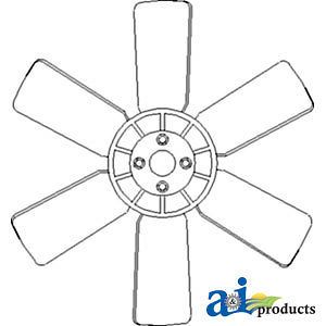 FORD NEW HOLLAND COMPACT TRACTOR 1900 6 BLADE FAN A SBA145306270