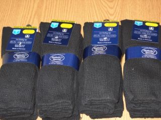 Women Diabetic Crew sock blue size 9 11 Free Shipping