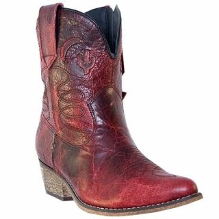 Dingo Adobe Rose Western Cowboy Ladies Boots Red 6 10