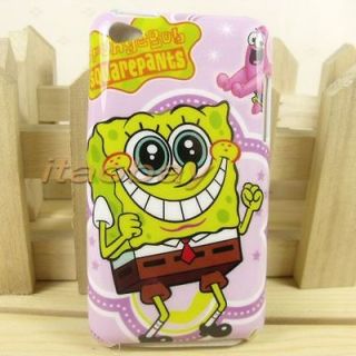 SpongeBob hard back skin cover case for ipod touch 4 4G 4th GEN itouch