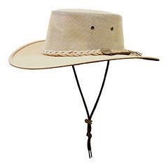 Barmah Hats Canvas Australian Drover Cooler Crushable Outback Hat