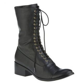 Dolce Vita for Target Vintage Style Lace Up Boot with Inside Zipper