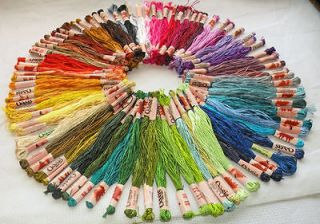 150 New Floss SKEINS Rayon Hand Embroidery shiny Thread