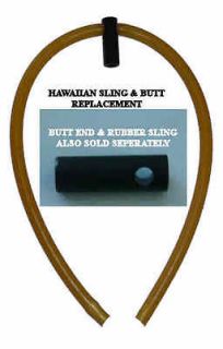 Hawaiian Sling Amber Replacement Band Rubber Butt End shooter pole