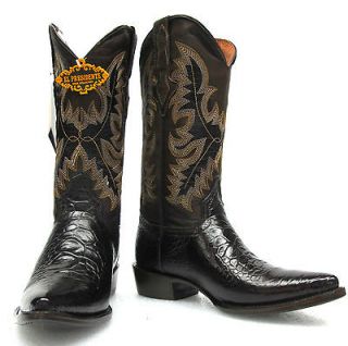 Turtle belly cut design mans handcrafted cowboy western shoes boots J