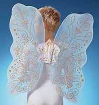 Wings faerie fairy butterfly Tiara Crown Adult Costume