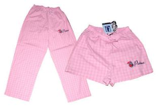 Detroit Pistons womens NBA basketball pink pajama pants boxer shorts