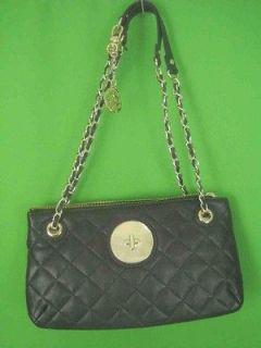 DKNY Black Quilted Nappa Leather NEW Shoulder Bag