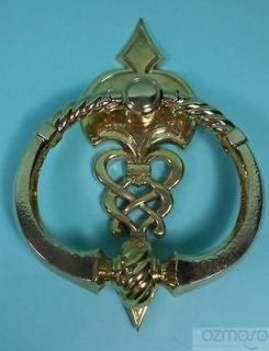 Telluride Celtic Knot Front/Entry Door Knocker Bronze/Brass Lithuania