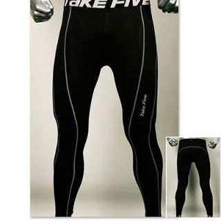Winter Mens Compression Sports Under Skin Layers Spandex Span Tights