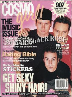 Cosmo Girl The Music Issue June/July 2001 BLINK 182 plus Ricky Martin