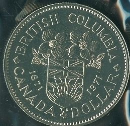  Like $1 British Columbia One Dollar 71 Canada/Canadian Coin UNC B1
