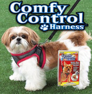 Comfy Control Small Dog Harness Straps   MOST COMFORTABLE Collar