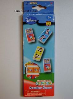 Mickey Mouse Clubhouse Dominoes Game Disney Mickey Minnie Donald Duck