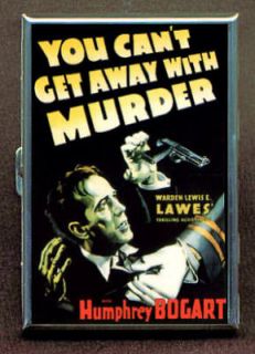 HUMPHREY BOGART, MURDER, 1939, ID Holder, Cigarette Case or Wallet