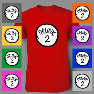 Drunk 2 DRINKING FUNNY COLLEGE 1 2 3 4 FUNNY THING Mens T Shirt