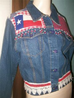 DONT MESS WITH TEXAS Blue Jean Jacket Sz S