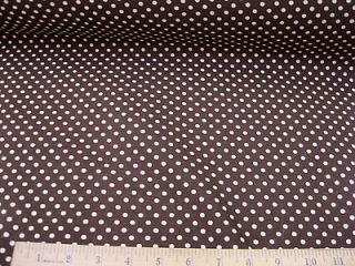 Discount Fabric Premier Dottie Chocolate/Natural Upholstery Drapery