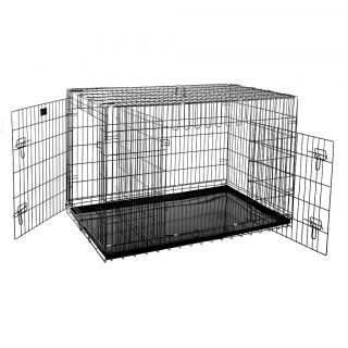 dog crates 48 on ... www.zazzle.com/caged_houdini_dog_with_a_blog_cute_humour_button