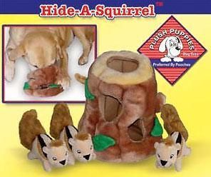 Kyjen Plush Puppies HIDE A TOY Puzzle and Hunt Problem Solving Dog Toy