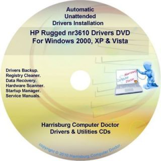 HP Rugged nr3610 Driver Recovery Disc CD/DVD