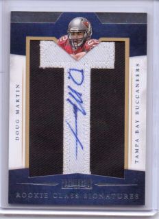 Doug Martin 2012 Prominence AUTO LETTER 58/90 Rc Rookie Class