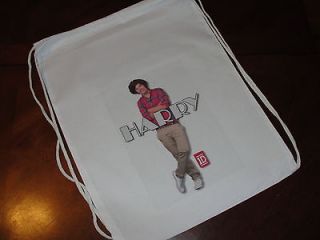 ONE DIRECTION HARRY 14x18 DRAWSTRING SPORT PACK BAG