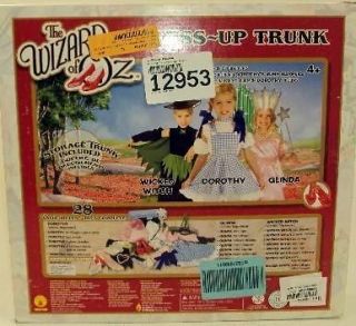 Oz Dress up Trunk & Full Play Costumes Wicked Witch, Dorothy & Glinda