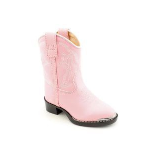 Durango BT758 Toddler Girls Size 6 Pink Wide Leather Western Boots UK