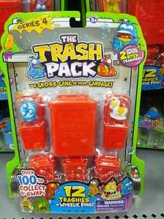 The Trash Pack Series 4 RED BINS 12 PACK OF TRASHIES NEW RELEASE HARD