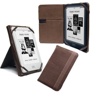 Brown Organic Hemp Case Cover Stand For The Kobo Glo 6 Inch e reader