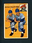 1954 Topps # 139 Ed & John OBrien Pittsburgh Pirates