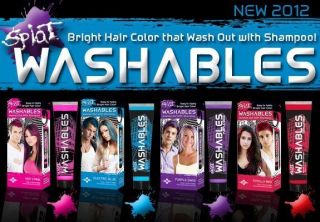 Splat Washables Hair Dye Hot 4 Pink Totally Red Purple Swag Electric