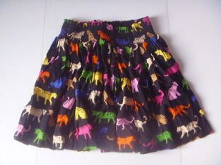 Colourful H&M Divided Animal Cheetah Print Cute Mini Skirt Petite