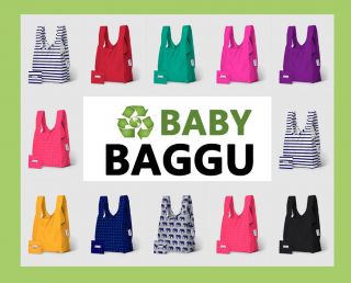 BAGGU Reusable Eco Shopping Bags   Grocery, Beach, Travel Nylon Bags