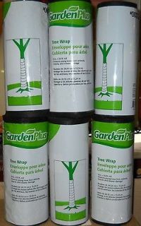 LOT OF 6 GARDEN PLUS fiber TREE WRAP bark protection for young trees 8