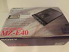 Sony Minidisc Player MZ E40 with Box, Blank MDs, Forrest Gump MD   NIB