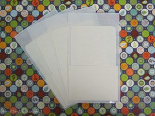 100 Self Adhesive Library Pockets   Reinforced