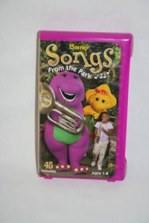 Barney, Songs From The Park, VHS, Loc BX82 0025