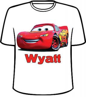Personalized Lightning McQueen from Cars T Shirt