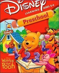 Disneys Winnie The Pooh Preschool PC CD kids learn letters phonics