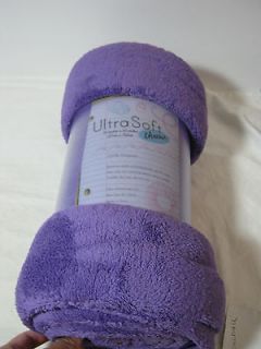 New Ellery Homestyles Ultra Soft Throw Blanket 50x60 Purple New
