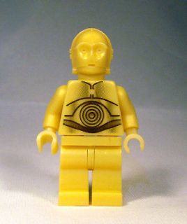 Star Wars Minifig   Original Light Pearl Gold C 3PO Minifigure   10144