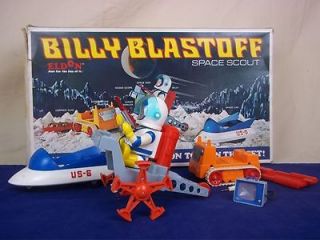 1968 Eldon Japan Battery Operated Billy Blastoff Space Scout 6 Action